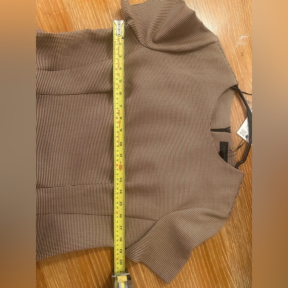 ZARA ZW COLLECTION Pleated Plaid Dress - Picture 4 of 5